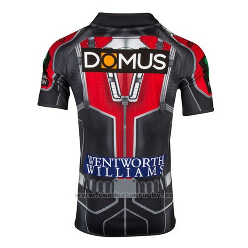 WH Camiseta St. George Illawarra Dragons Ant Man Marvel Rugby 2017 Gris Rojo